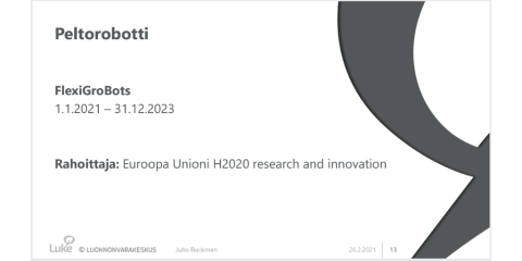 LUKE Presentation - Fieldrobotics