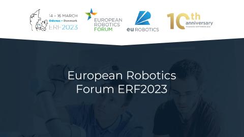European Robotics Forum ERF2023 Banner