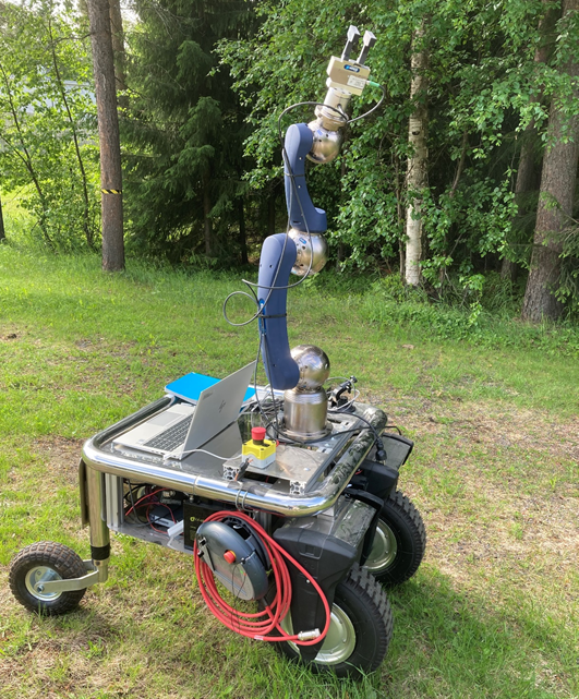 Weeding robot prototype.