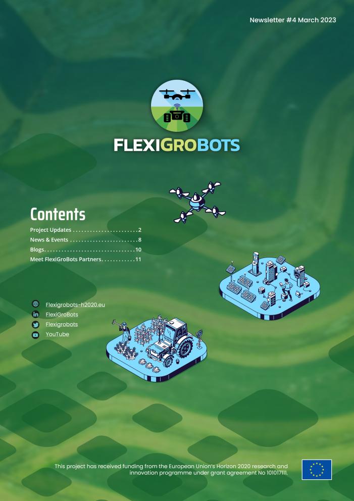 Flexigrobots Newsletter #4 March 2023