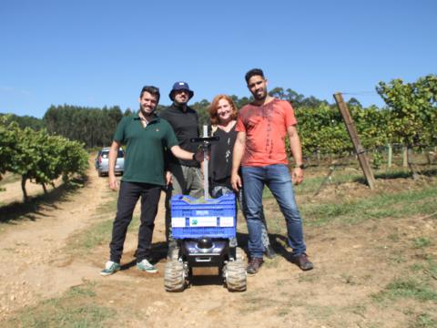 Harvesting robot and team involved in the pilot
