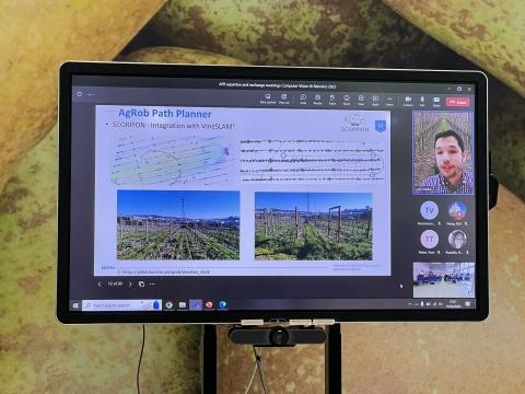 Excange meetings in Agro-Food Robotics Computer Vision and Robotics